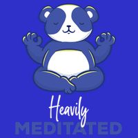 Heavily Meditated Panda Meditation Tranquility Funny Gift 16 in Basic Backpack