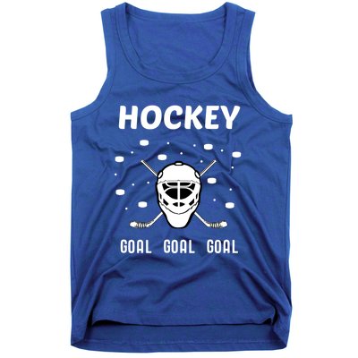 Hockey Mask Pucks Season Funny Gift Tank Top