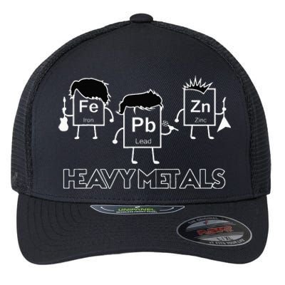 Heavy Metals Periodic Table Funny Science Flexfit Unipanel Trucker Cap