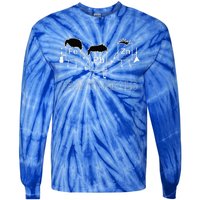 Heavy Metals Periodic Table Funny Science Tie-Dye Long Sleeve Shirt