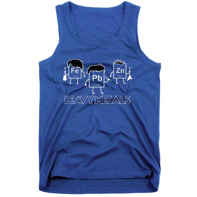 Heavy Metals Periodic Table Funny Science Tank Top