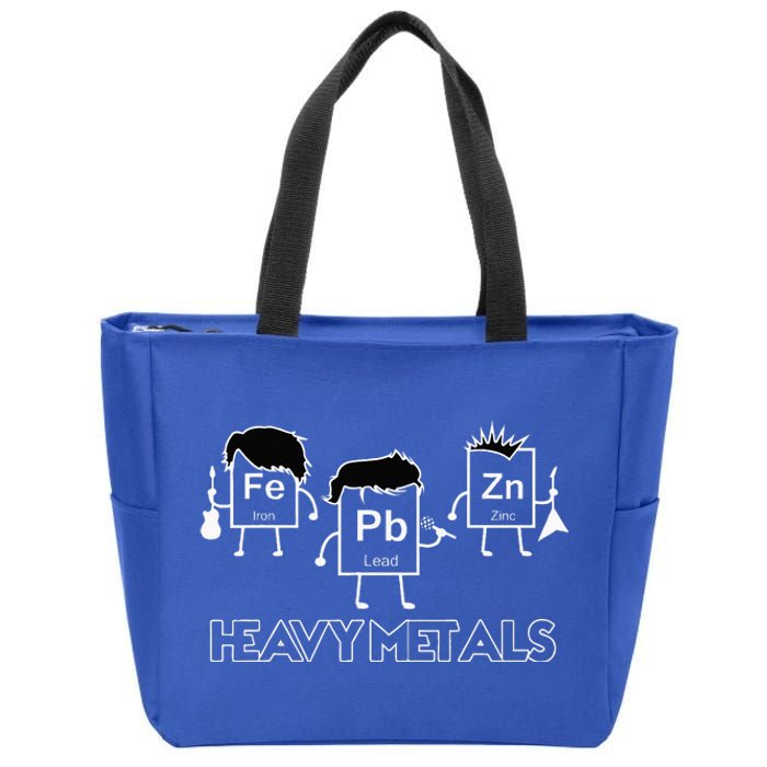 Heavy Metals Periodic Table Funny Science Zip Tote Bag