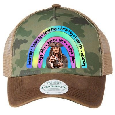 Hearsay Mega Pint Johnny Depp Rainbow Legacy Tie Dye Trucker Hat