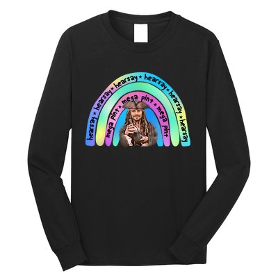 Hearsay Mega Pint Johnny Depp Rainbow Long Sleeve Shirt