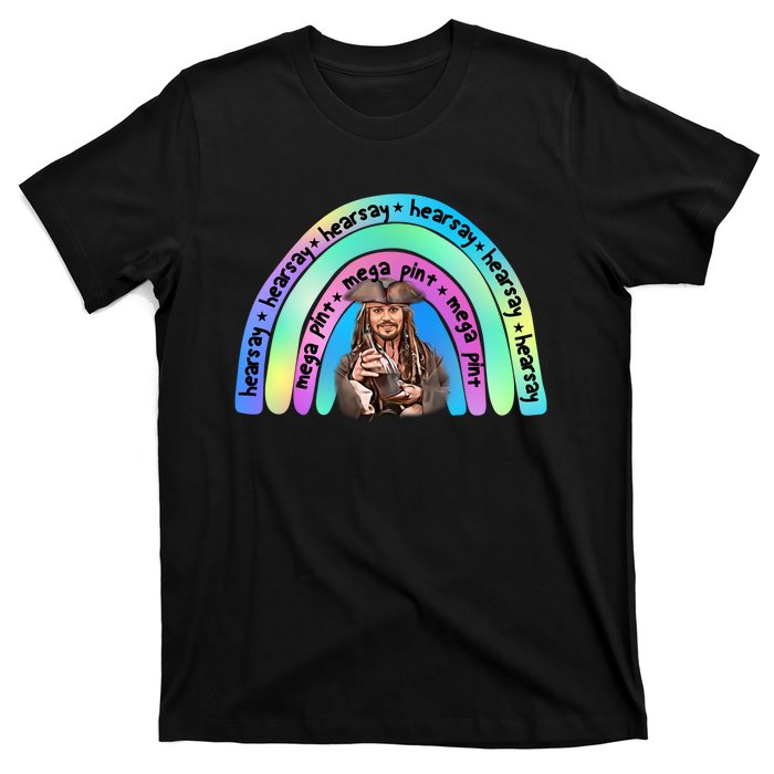 Hearsay Mega Pint Johnny Depp Rainbow T-Shirt