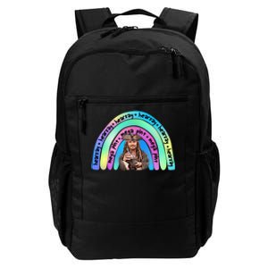 Hearsay Mega Pint Johnny Depp Rainbow Daily Commute Backpack