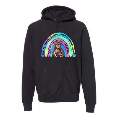 Hearsay Mega Pint Johnny Depp Rainbow Premium Hoodie