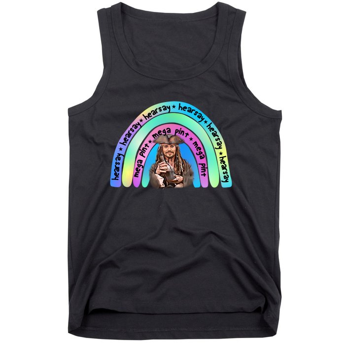 Hearsay Mega Pint Johnny Depp Rainbow Tank Top