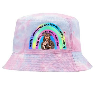 Hearsay Mega Pint Johnny Depp Rainbow Tie-Dyed Bucket Hat