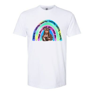 Hearsay Mega Pint Johnny Depp Rainbow Softstyle CVC T-Shirt