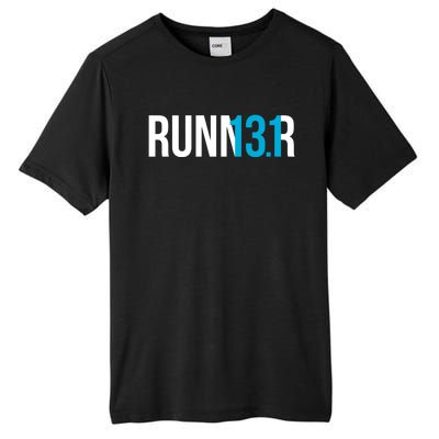 Half Marathon Runner Gift 13 1 Runner Gift Tall Fusion ChromaSoft Performance T-Shirt