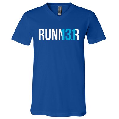 Half Marathon Runner Gift 13 1 Runner Gift V-Neck T-Shirt