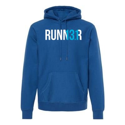 Half Marathon Runner Gift 13 1 Runner Gift Premium Hoodie