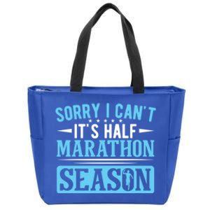 Half Marathon Runner Sorry I Can't It's Half Marathon Gift Zip Tote Bag