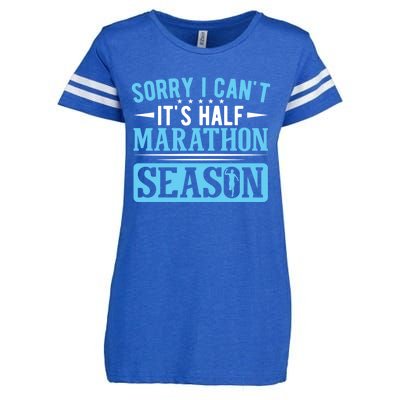 Half Marathon Runner Sorry I Can't It's Half Marathon Gift Enza Ladies Jersey Football T-Shirt