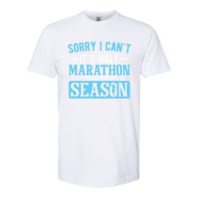 Half Marathon Runner Sorry I Can't It's Half Marathon Gift Softstyle® CVC T-Shirt