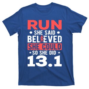 Half Marathon Runners They Only Smell Like It Half Marathon Cute Gift T-Shirt