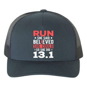 Half Marathon Runners They Only Smell Like It Half Marathon Cute Gift Yupoong Adult 5-Panel Trucker Hat