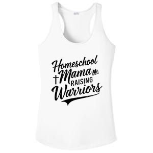 Homeschool Mama Raising Warriors Ladies PosiCharge Competitor Racerback Tank