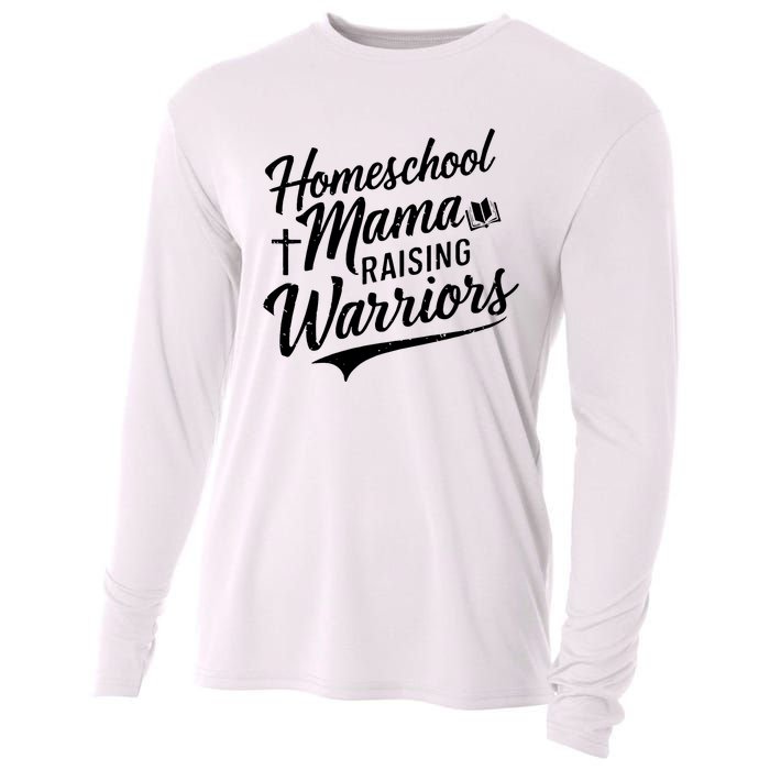 Homeschool Mama Raising Warriors Cooling Performance Long Sleeve Crew