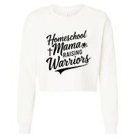 Homeschool Mama Raising Warriors Cropped Pullover Crew