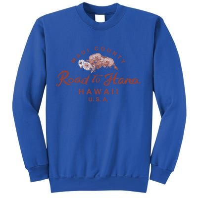Hawaii Maui Road To Hana Vintage Hawaiian Floral Gift Sweatshirt