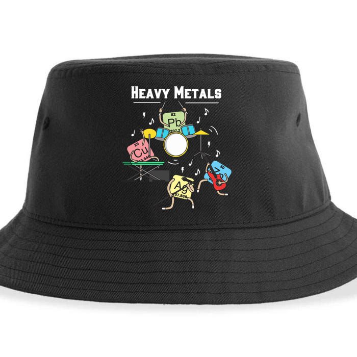 Heavy Metals Rock Chemistry Physics Periodic Table Of Elements Sustainable Bucket Hat