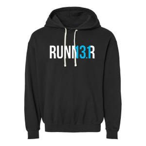 Half Marathon Runner Gift 131 Runner Garment-Dyed Fleece Hoodie