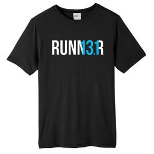 Half Marathon Runner Gift 131 Runner Tall Fusion ChromaSoft Performance T-Shirt