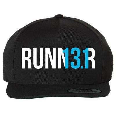 Half Marathon Runner Gift 131 Runner Wool Snapback Cap