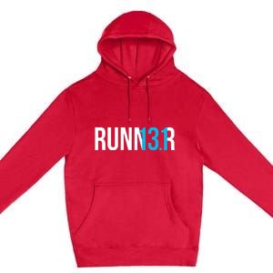 Half Marathon Runner Gift 131 Runner Premium Pullover Hoodie