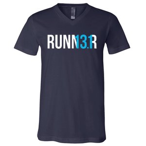 Half Marathon Runner Gift 131 Runner V-Neck T-Shirt