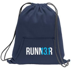 Half Marathon Runner Gift 131 Runner Sweatshirt Cinch Pack Bag