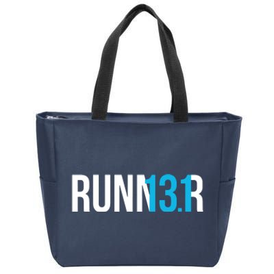 Half Marathon Runner Gift 131 Runner Zip Tote Bag