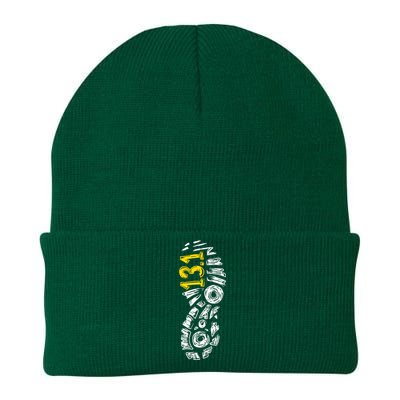 Half Marathon Runner Marathoner Gift 131 Shoe Imprint Knit Cap Winter Beanie