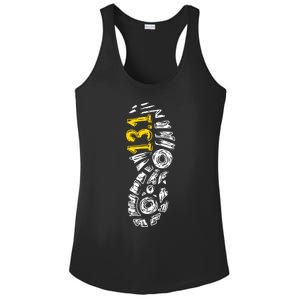 Half Marathon Runner Marathoner Gift 131 Shoe Imprint Ladies PosiCharge Competitor Racerback Tank