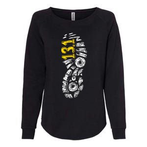 Half Marathon Runner Marathoner Gift 131 Shoe Imprint Womens California Wash Sweatshirt