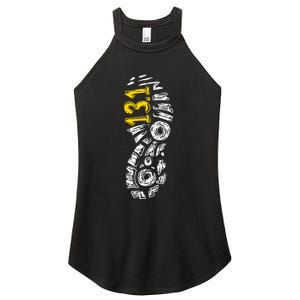 Half Marathon Runner Marathoner Gift 131 Shoe Imprint Women's Perfect Tri Rocker Tank