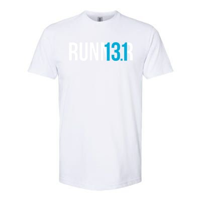 Half Marathon Runner Gift 13 1 Runner Cool Gift Softstyle® CVC T-Shirt