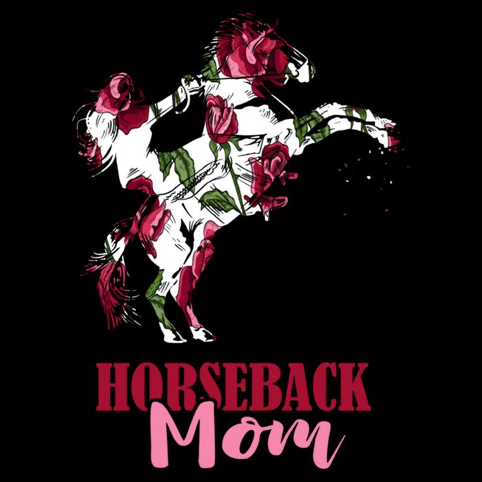 Horseback Mom Rose Horseback Riding Equestrian Rider Great Gift Mug