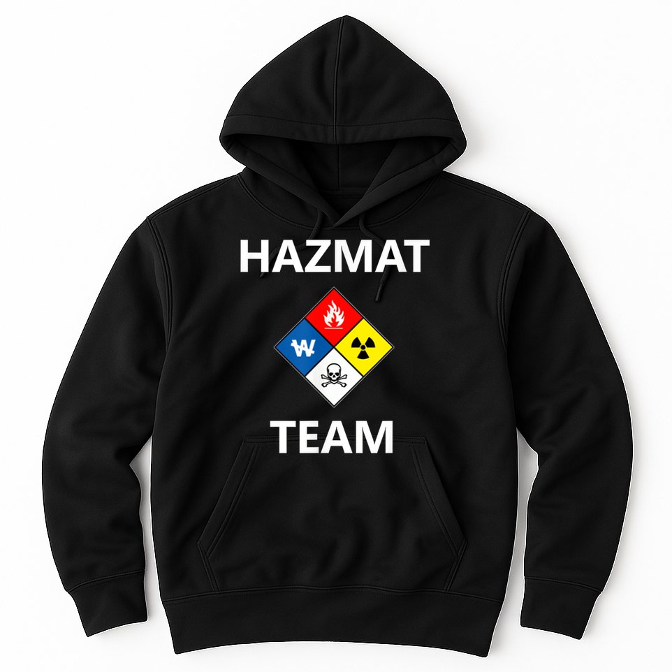 Hazmat Material Response Team Technician Emergency EMS EMT Hoodie