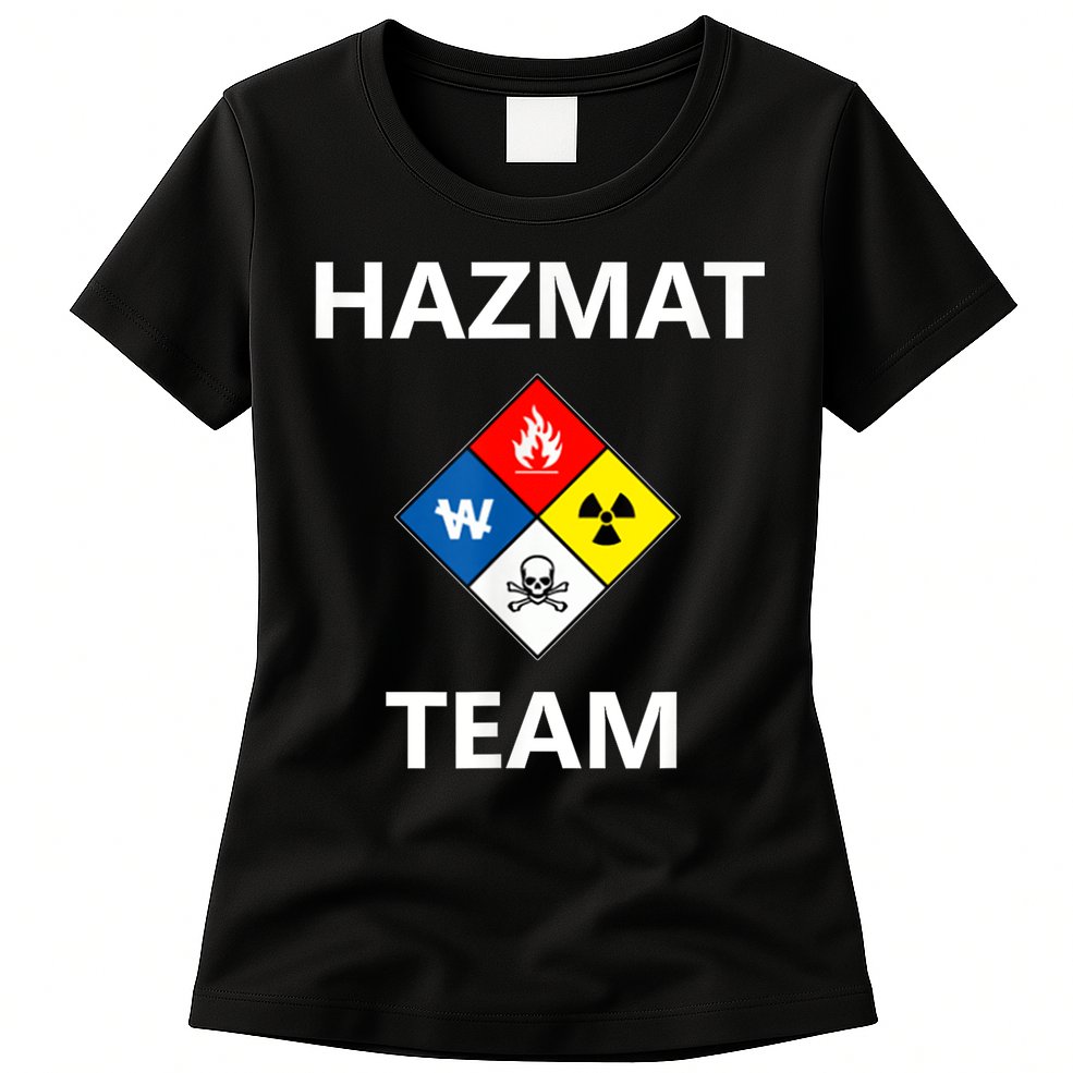 Hazmat Material Response Team Technician Emergency EMS EMT Womens T-Shirt