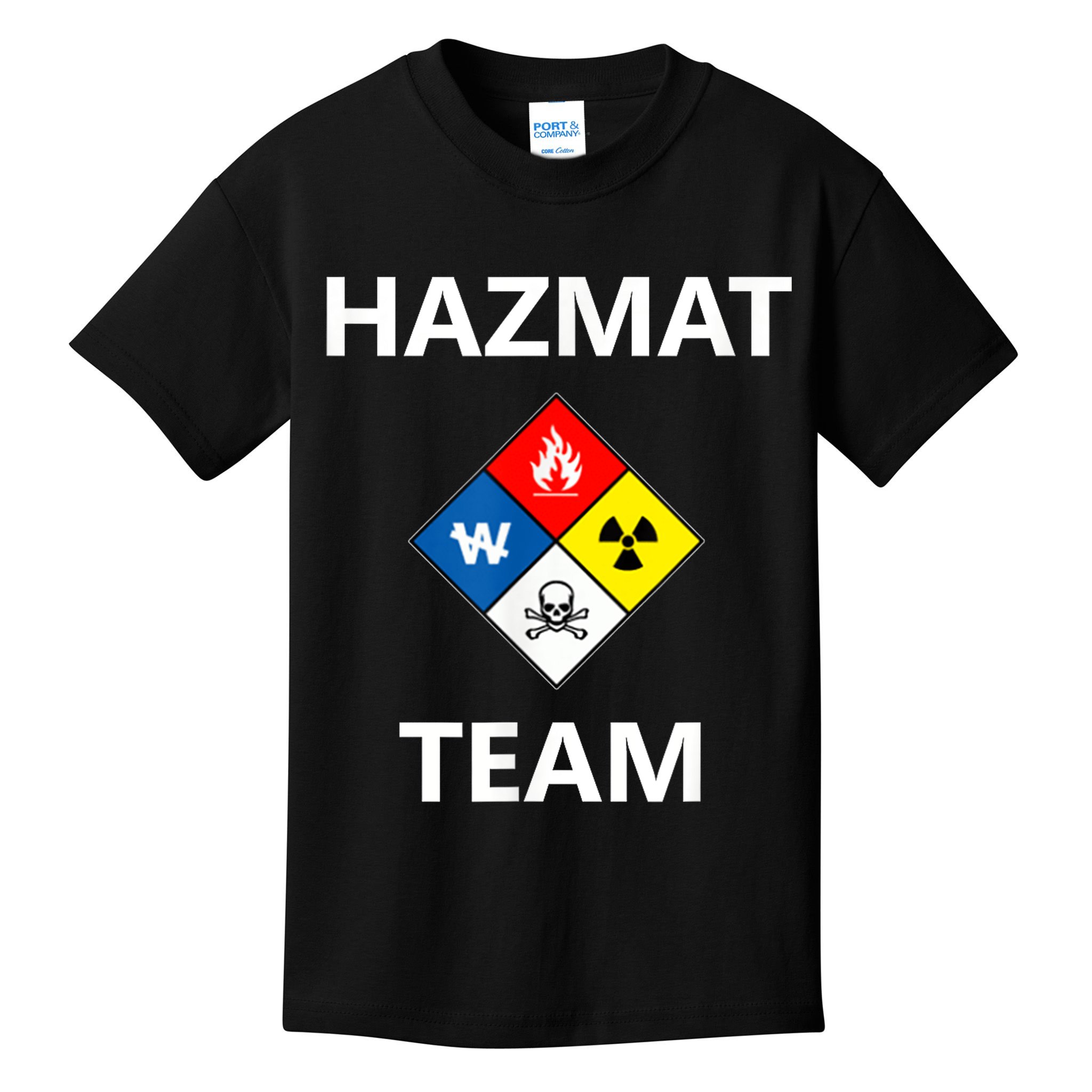 Hazmat Material Response Team Technician Emergency EMS EMT Kids T-Shirt