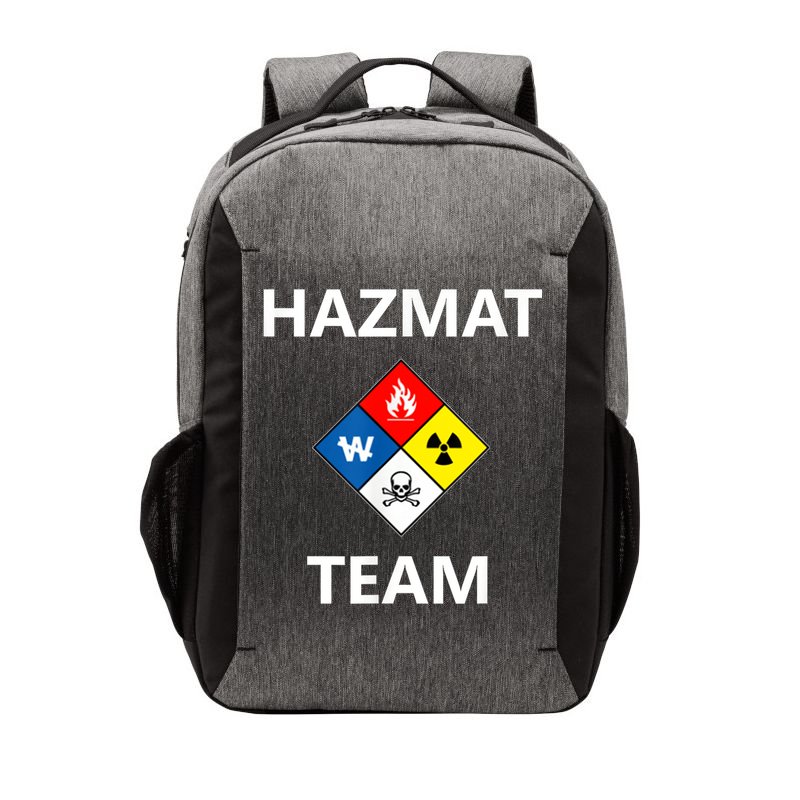 Hazmat Material Response Team Technician Emergency EMS EMT Vector Backpack