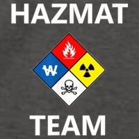 Hazmat Material Response Team Technician Emergency EMS EMT Vector Backpack