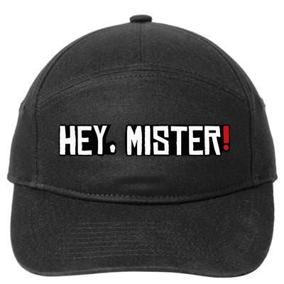 Hey Mister! RDR2 Arthur Morgan Funny Video Game Quote 7-Panel Snapback Hat