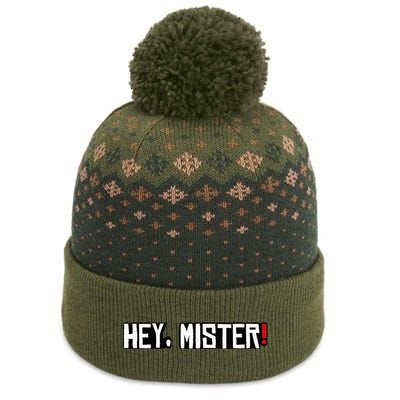 Hey Mister! RDR2 Arthur Morgan Funny Video Game Quote The Baniff Cuffed Pom Beanie