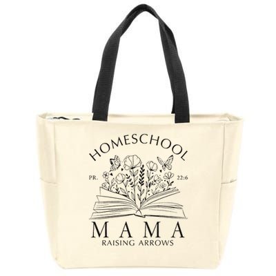 Homeschool Mama Raising Arrows Christian Mother's Day Zip Tote Bag