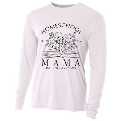 Homeschool Mama Raising Arrows Christian Mother's Day Cooling Performance Long Sleeve Crew