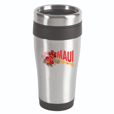 Hibiscus Maui Strong Hawaii Strong Ikaika Maui Strong 16oz Travel Tumbler